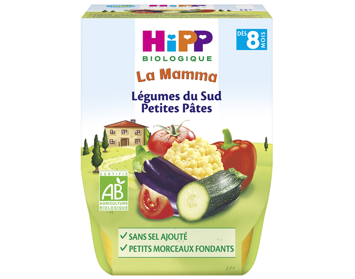 HIPP Bols La Mamma - 2 x 190 g - Ds 8 mois 