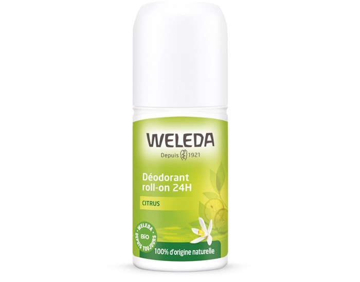 WELEDA Dodorant Roll-On 24H - Citrus - 50 ml