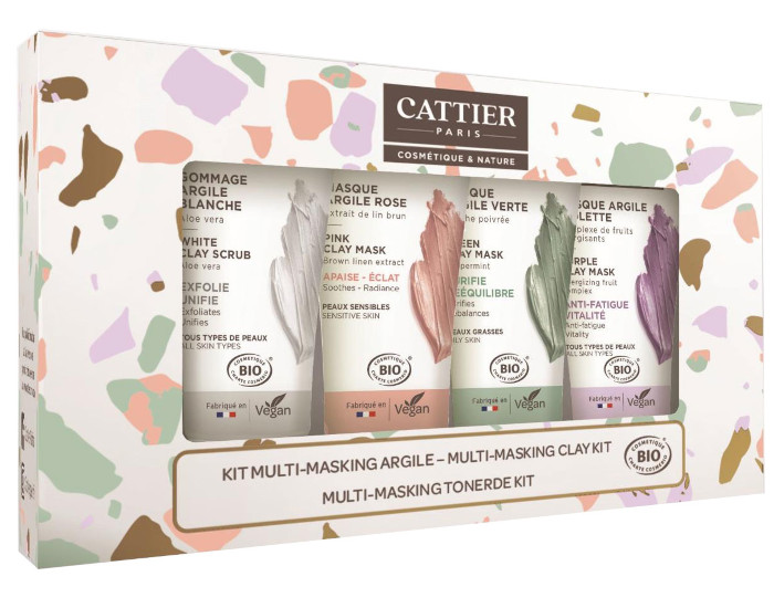 CATTIER Kit Multi-Masking Argile