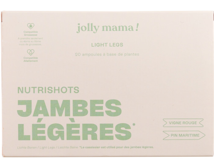 JOLLY MAMA Complment Alimentaire Jambes Lgres - 20 Ampoules