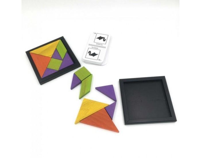 GUY JEANDEL Tangram speed. Pices colores - Ds 8 ans