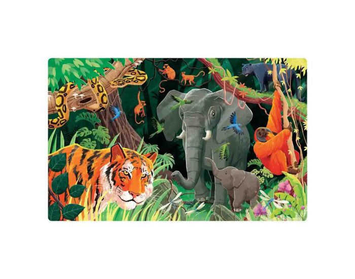 SASSI JUNIOR Puzzle & Livre - La Plante en Danger - La Jungle (2)