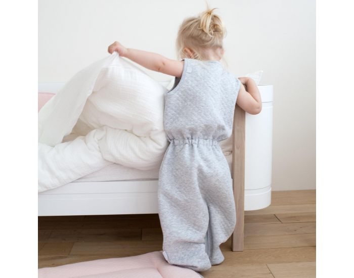 BEMINI Gigoteuse - Jambes Sparables - Pady - Quilted Jersey - Tog 1.5 - 24-36 Mois Grey mix (3)