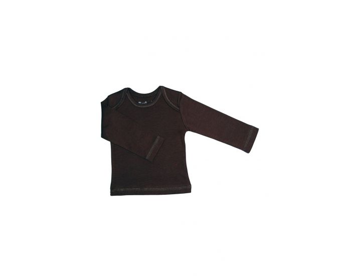  CANBOLI T-Shirt manches longues en coton Bio - Marron (1)