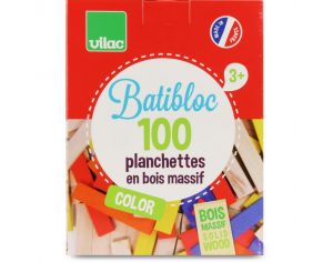 VILAC Batibloc Couleur - 100 Planchettes - Ds 2 ans