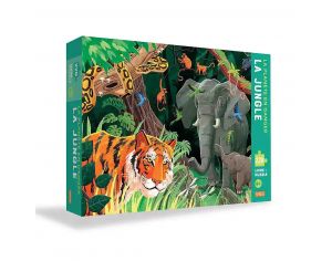SASSI JUNIOR Puzzle & Livre - La Plante en Danger - La Jungle