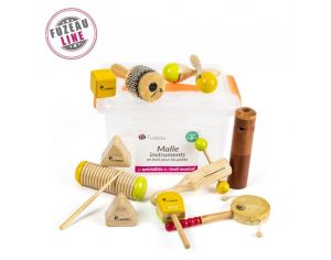 FUZEAU Malle 10 Instruments En Bois Pour Les Petits