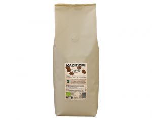 KAZIDOMI Caf Cors Grains Fairtrade Amrique Latine & Tanzanie Bio - 1 Kg