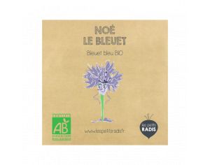 LES PETITS RADIS Mini Kit de Graines Bio - No le Bleuet - Ds 3 ans 