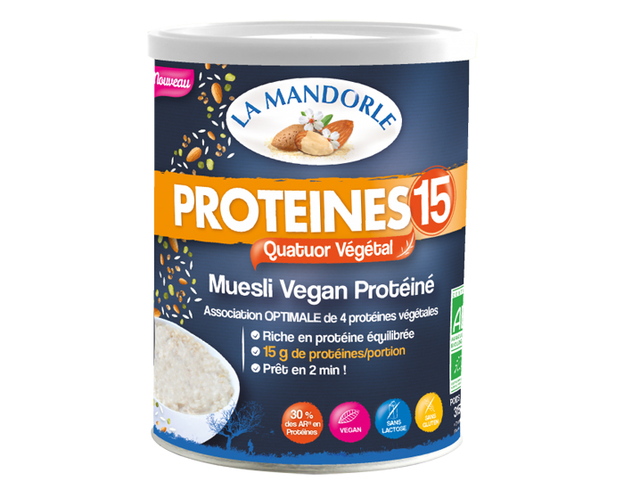 LA MANDORLE Muesli Protin Vegan 15 - 315 g
