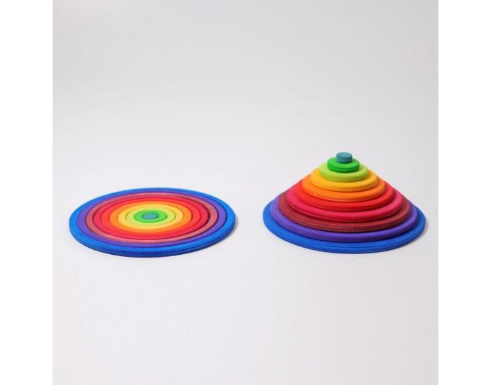 GRIMM'S Cercles et anneaux concentriques multicolores - Ds 36 mois