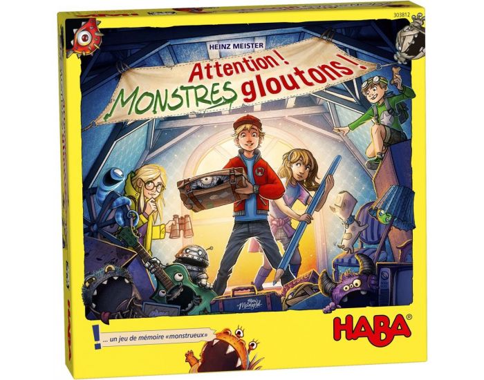 HABA Attention ! Monstres gloutons ! - Ds 5 ans