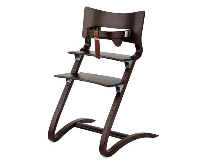 LEANDER Chaise haute volutive avec arceau de scurit - noyer
