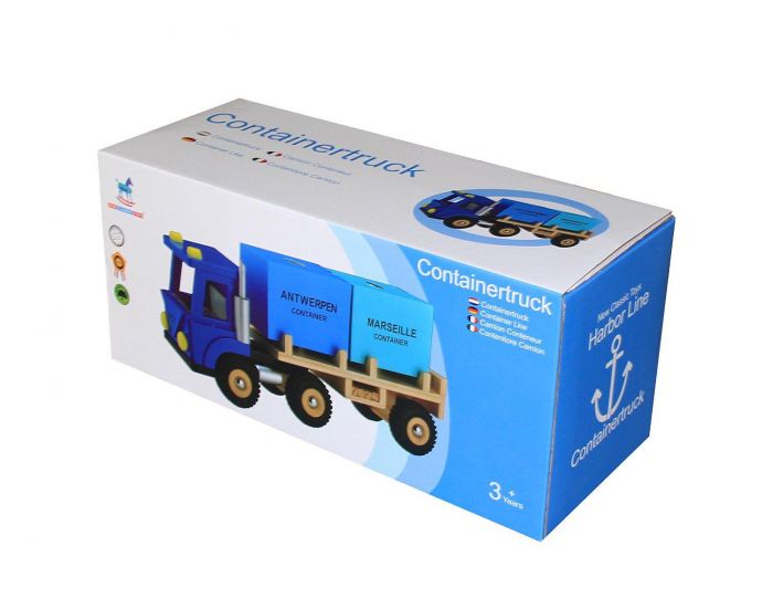NEW CLASSIC TOYS Camion avec 2 containers - Ds 3 ans (1)
