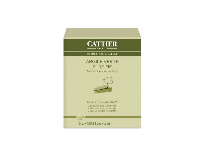CATTIER  Argile Verte Concasse - 3kg (1)