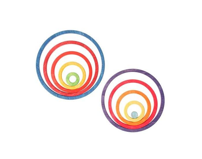 GRIMM'S Cercles et anneaux concentriques multicolores - Ds 36 mois (1)