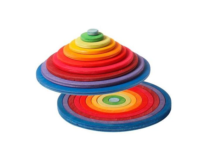 GRIMM'S Cercles et anneaux concentriques multicolores - Ds 36 mois (3)