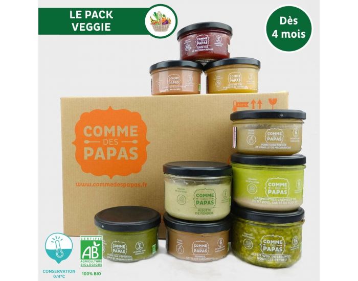 COMME DES PAPAS Pack Veggie d'Hiver - Ds 4 mois (2)