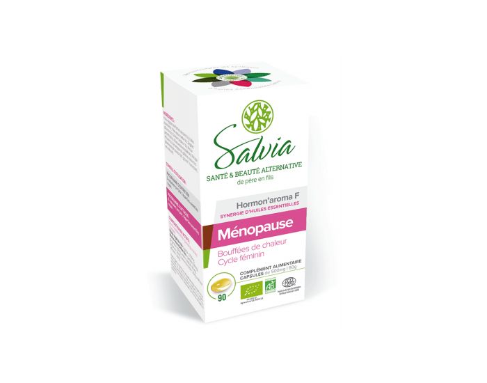 SALVIA NUTRITION Hormon'Aroma F Huiles Essentielles Bio en Capsules (2)