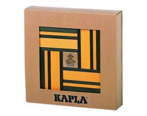 KAPLA Coffret 40 Planchettes avec Livre d'Art - Ds 3 ans