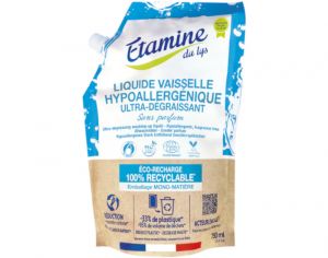 ETAMINE DU LYS Doypack Liquide Vaisselle Hypoallergnique  - Sans Parfum - 750ml