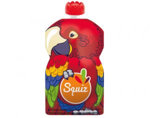 SQUIZ Gourde Souple Rutilisable Perroquet - 130 ml