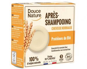 DOUCE NATURE Aprs-Shampoing Solide Cheveux Normaux - 85g