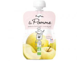 POPOTE Gourde Pomme Lisse - 120g - Ds 4/6mois