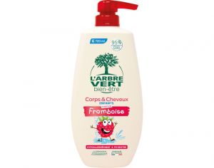 L'ARBRE VERT BIEN-TRE Shampooing Douche Enfants Framboise - 720 ml