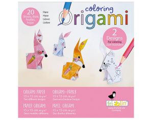 FRIDOLIN Coloring Origami - Livre - Ds 6 ans